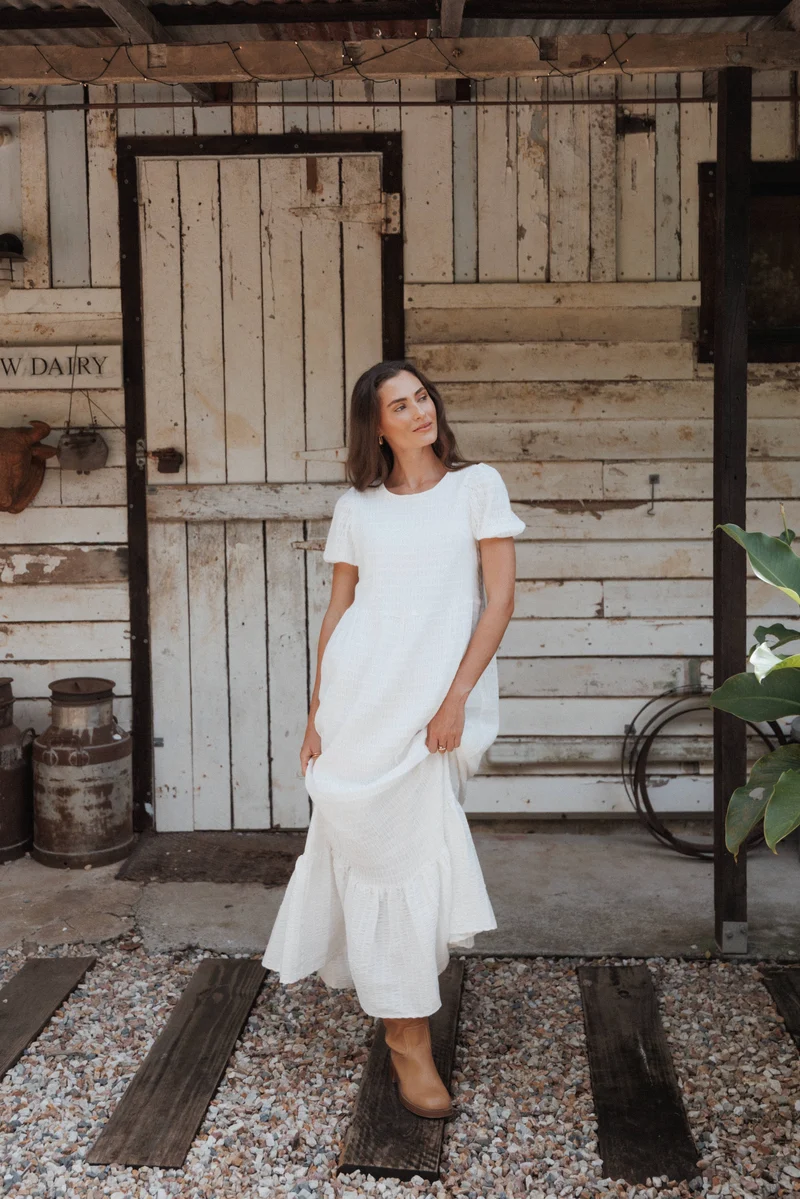 Hedley Maxi Dress - Ivory