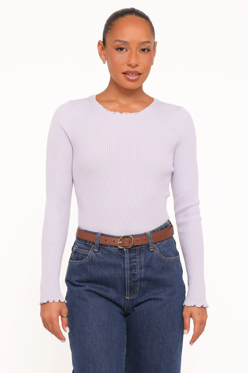 Kya Knit Top - Lavender