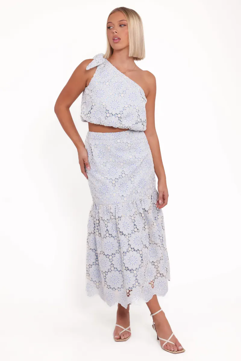 Jennie Skirt Set - Blue