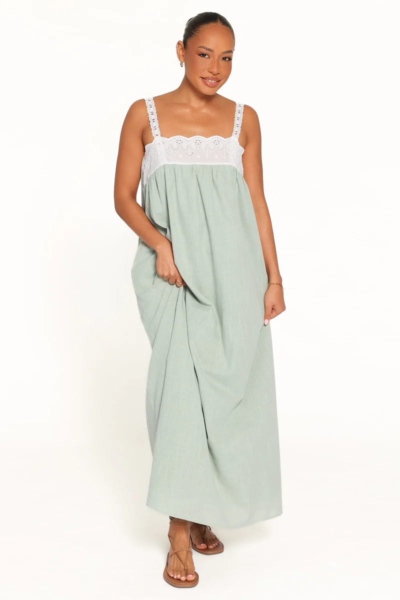 Darlington Maxi Dress - Green