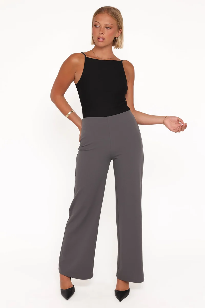 Colette Pants - Slate Grey