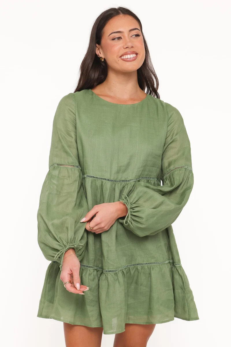 Sinead Mini Dress - Olive