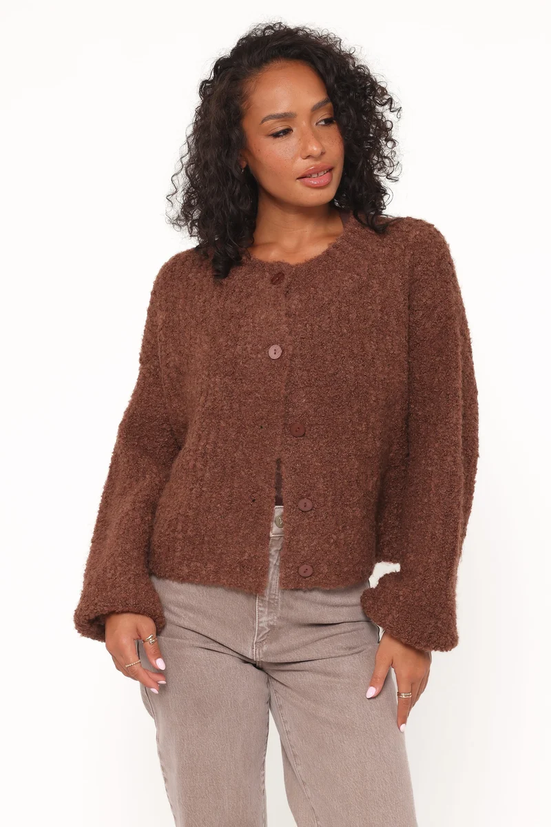 Albertine Cardigan - Chocolate