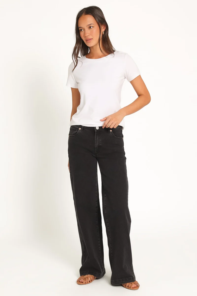 Abrand 95 Wide Leg Jeans - Brie