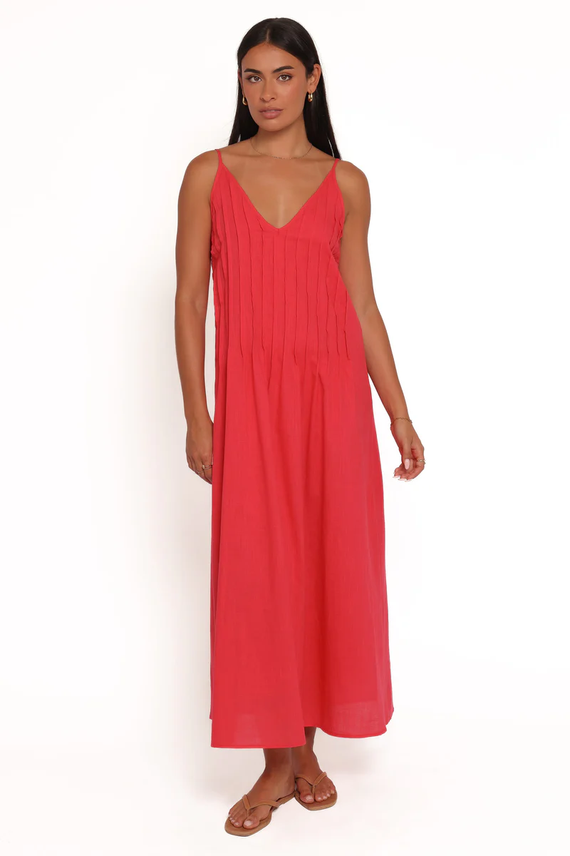 Julien Maxi Dress - Red