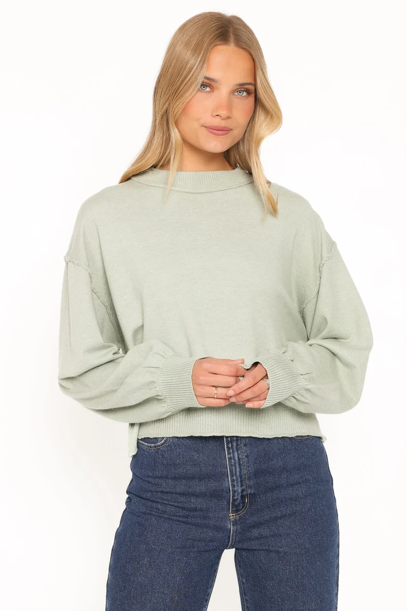 Marcia Sweater - Green Matcha