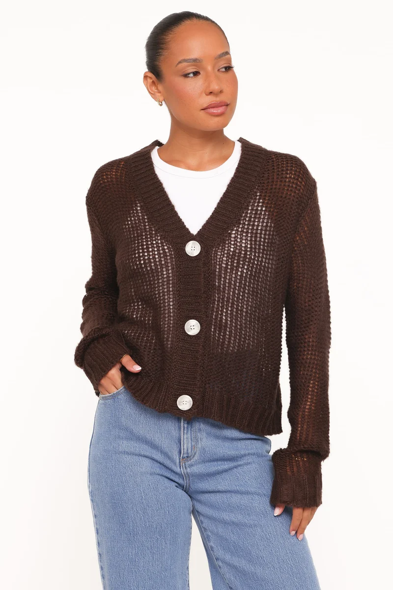 Gardner Cardigan - Coffee