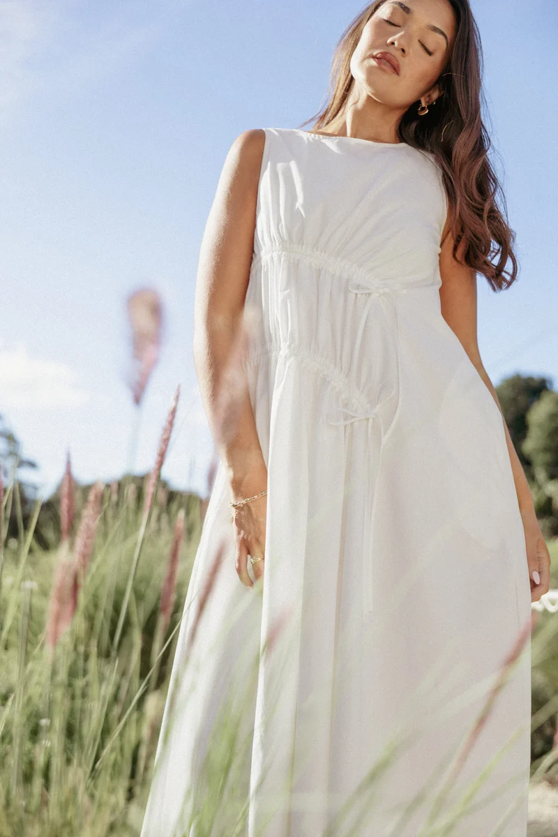 Lorinda Maxi Dress - Ivory