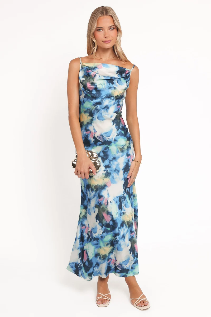 Lyselle Maxi Dress - Blue Print