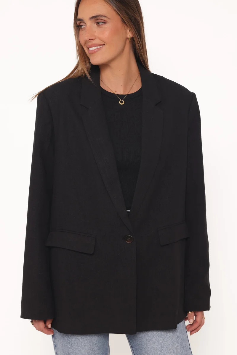 Rhodes Oversized Blazer - Black