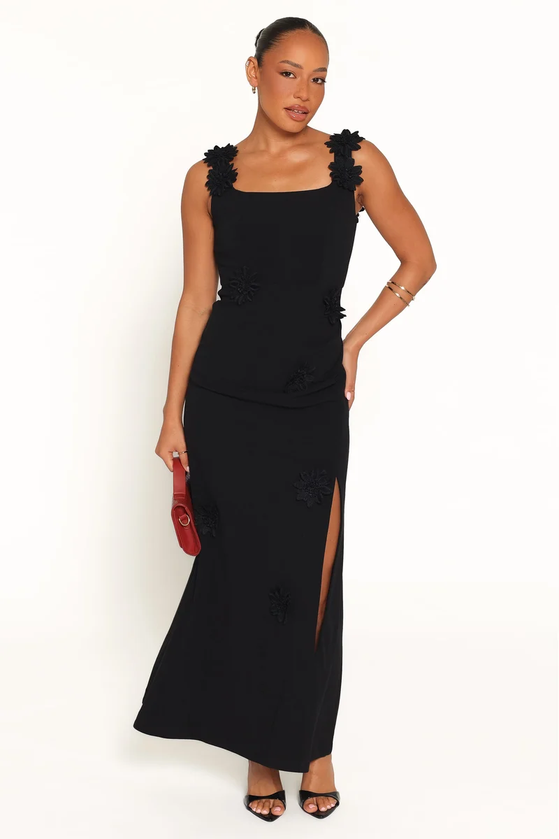 Lorenna Maxi Dress - Black