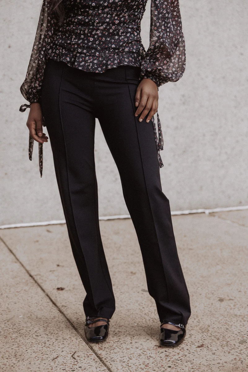 Beth Ponte Pants - Black
