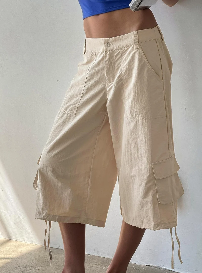 Relaxer 3/4 Cargo Pants Beige