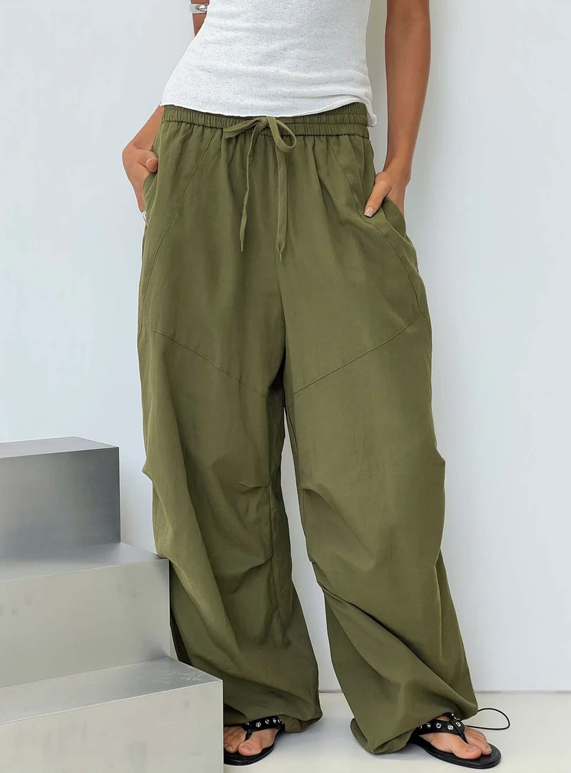 Mankind Baggy Cargo Pants Olive