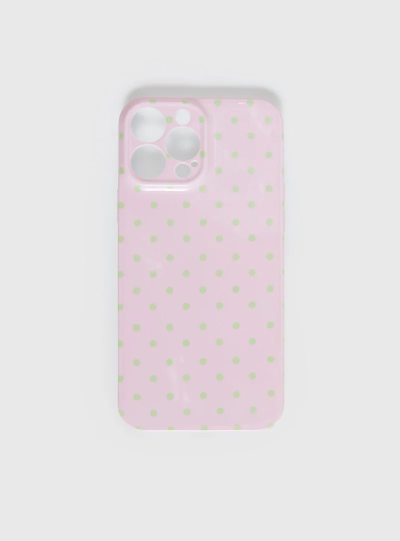What You Wanted Iphone Case Pink Polka
