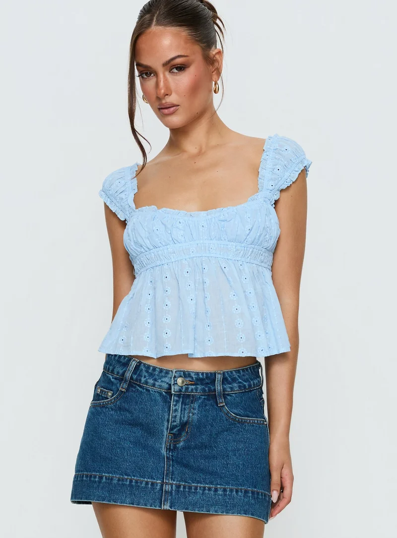Summerfield Top Soft Blue