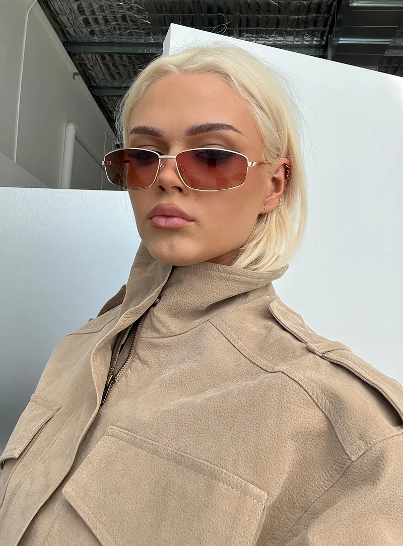 Lavish Life Sunglasses Gold / Brown