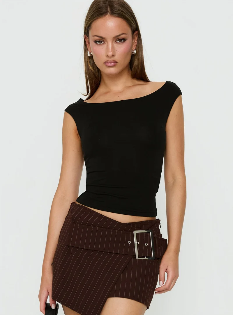 Cheirosa Off Shoulder Top Black