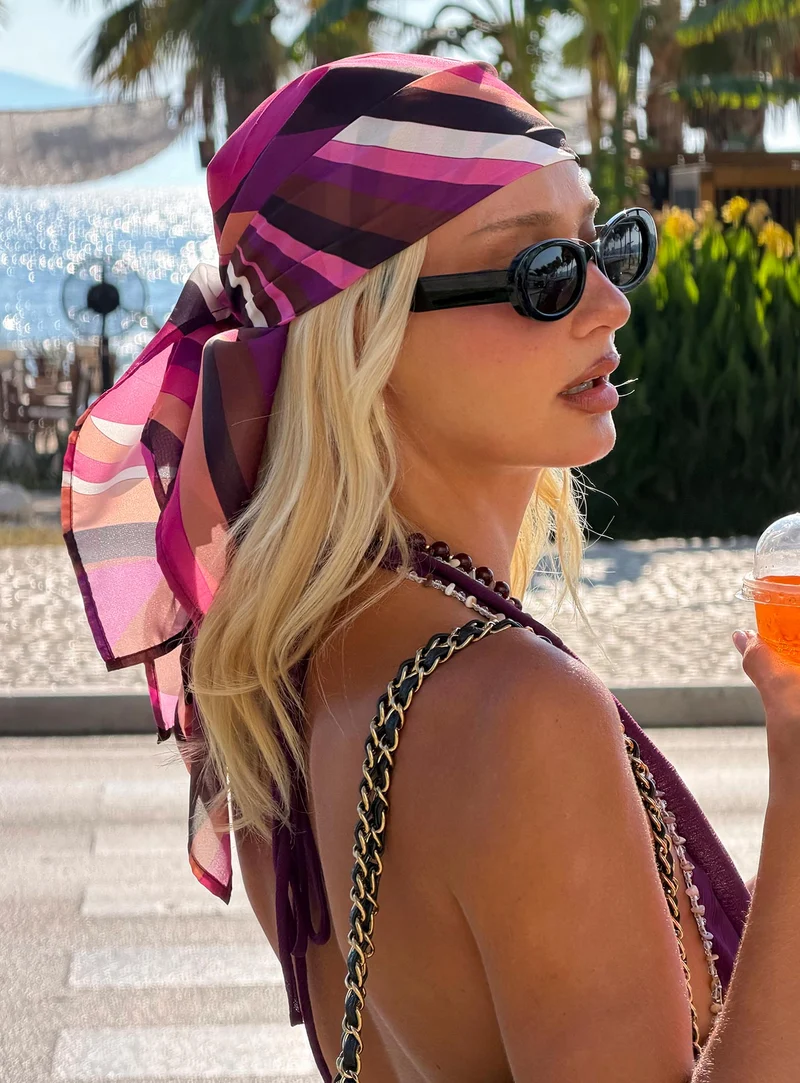 Nellie Scarf Retro Pink