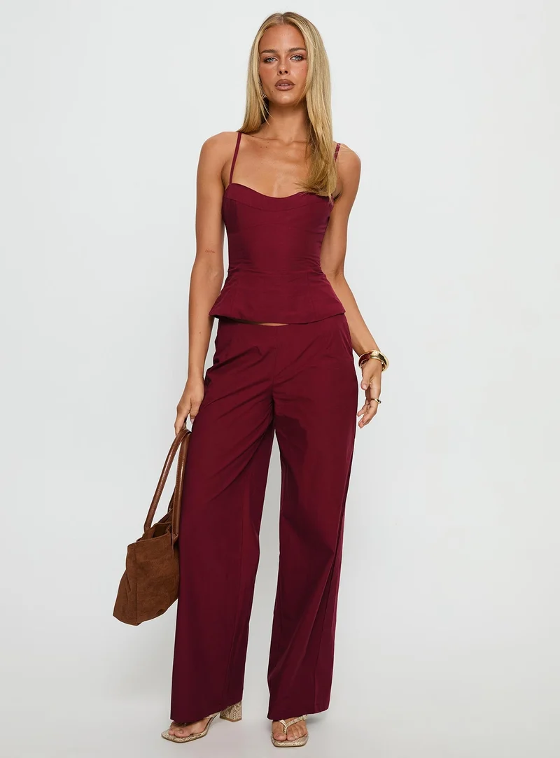 Kierstyn Corset Set Currant