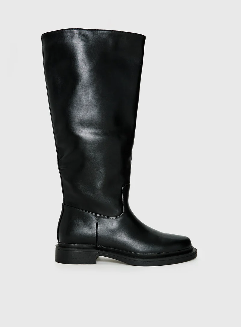 Lishaa Knee High Boots Black