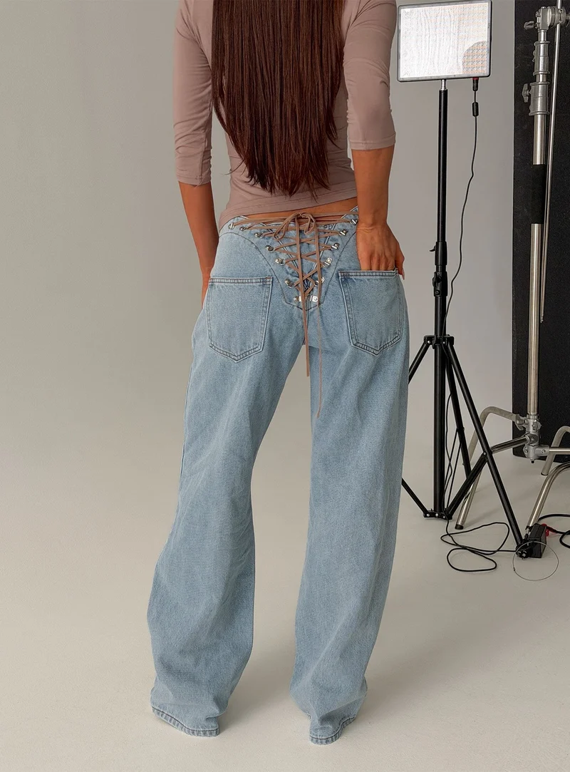 Totti Jean Washed Blue