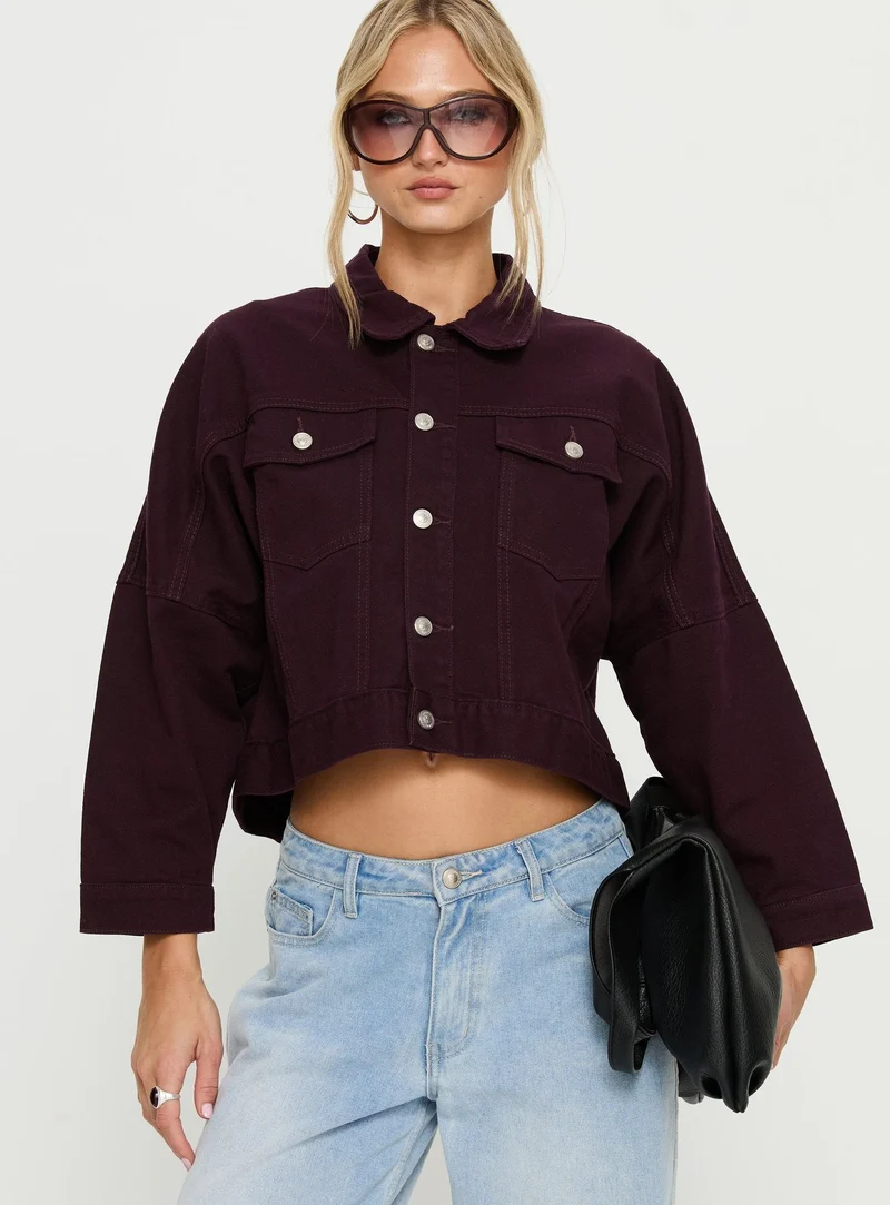 Hughes Denim Jacket Currant