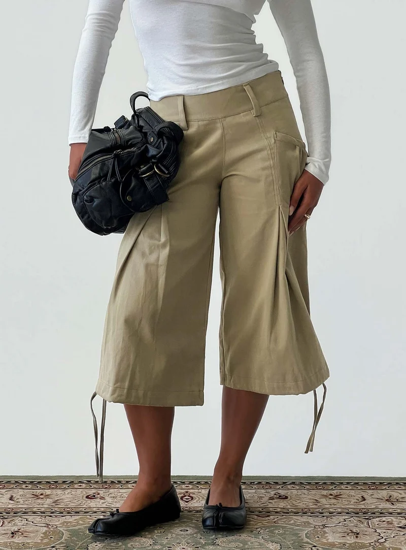 Iria Capri Trouser Khaki