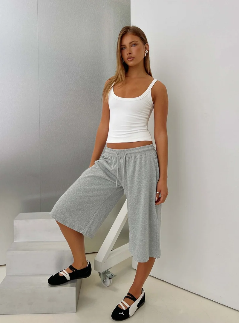 Nikko Longline Fleece Shorts Grey Marle