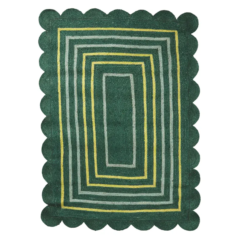 Burnet Jute Rug - Forest
