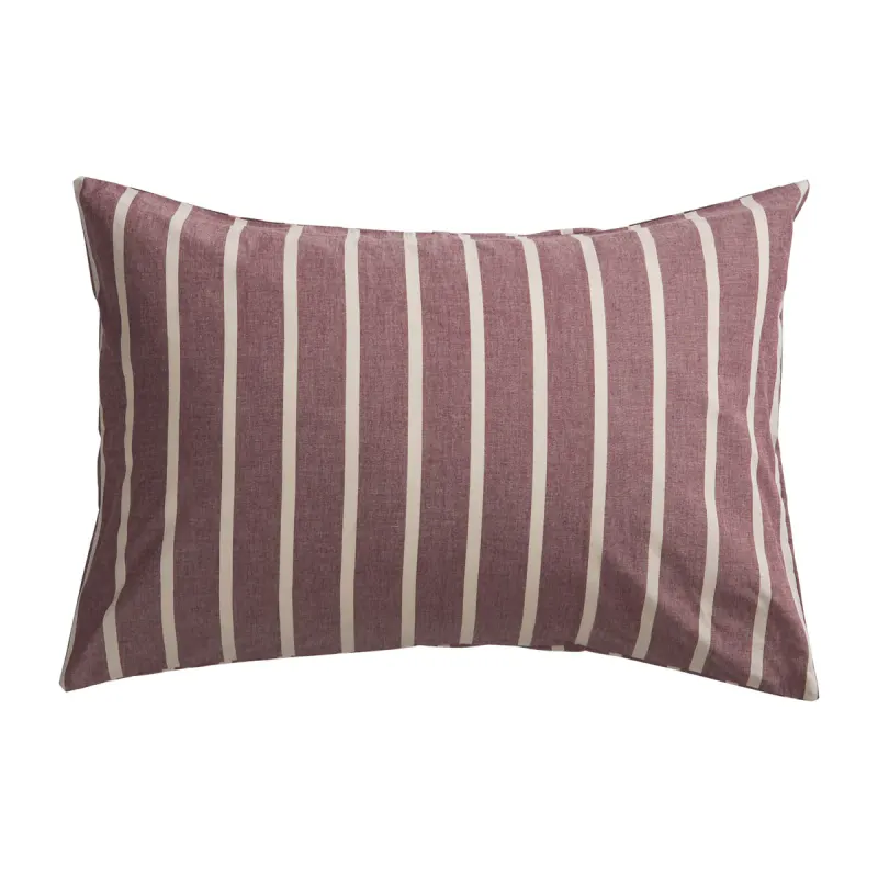 Abrielle Cotton Pillowcase Set - Mahogany