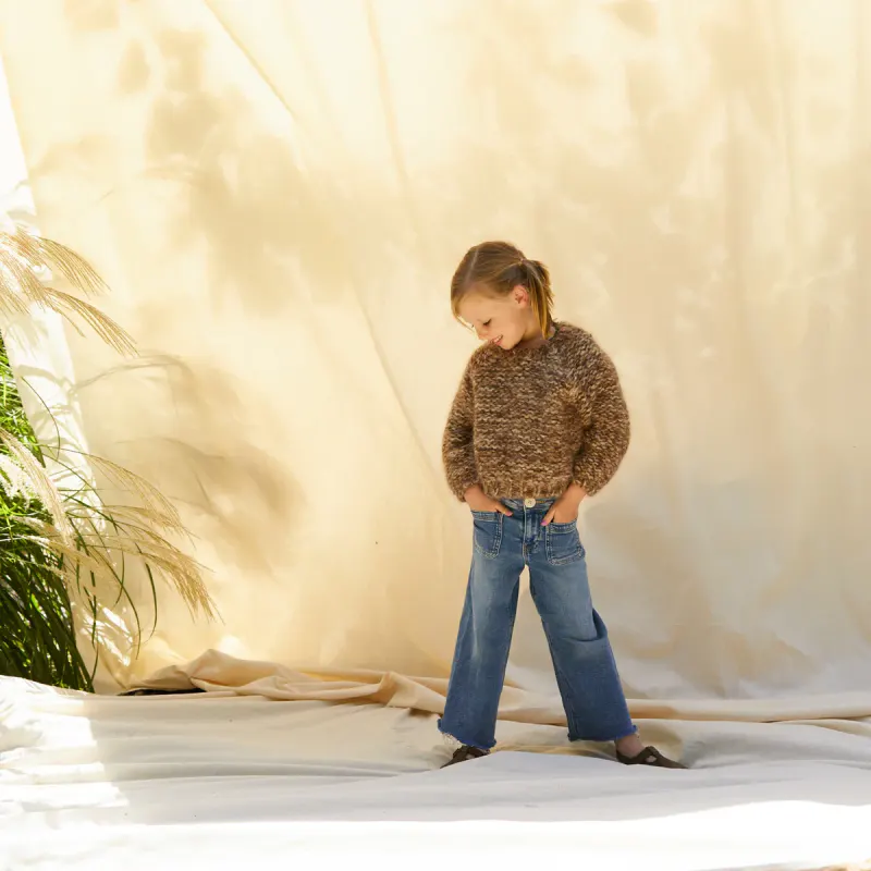 Leroy Kids Jumper - Copper