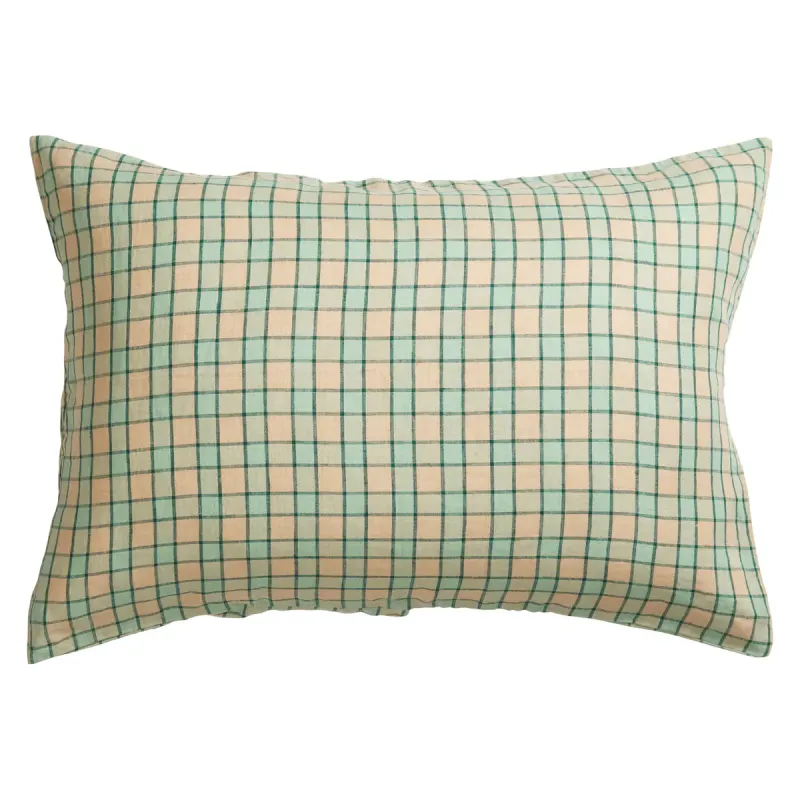 Marquis Linen Pillowcase Set - Jade