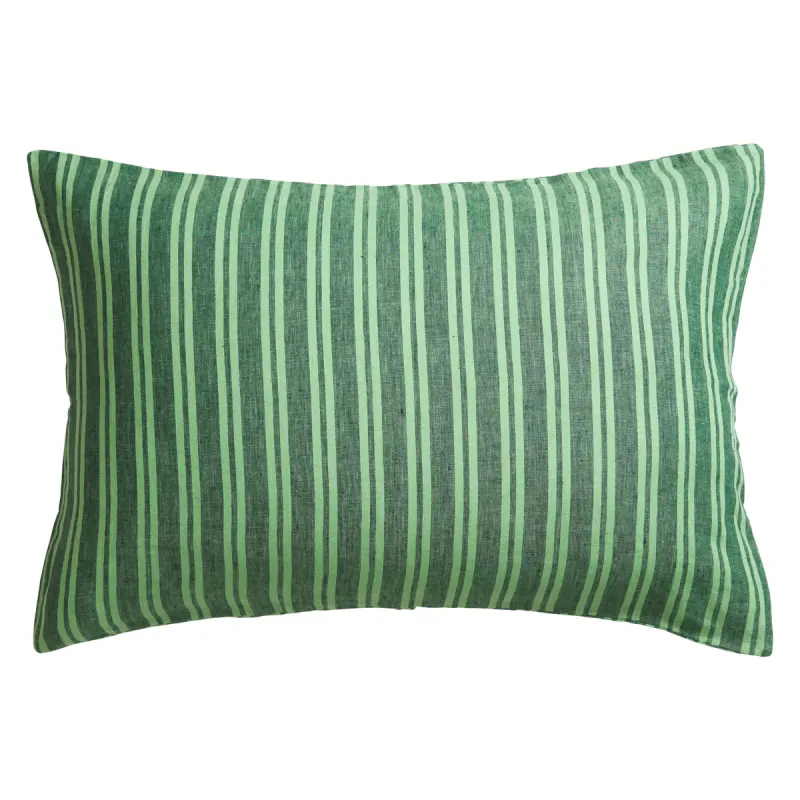 Nadine Linen Pillowcase Set - Forest