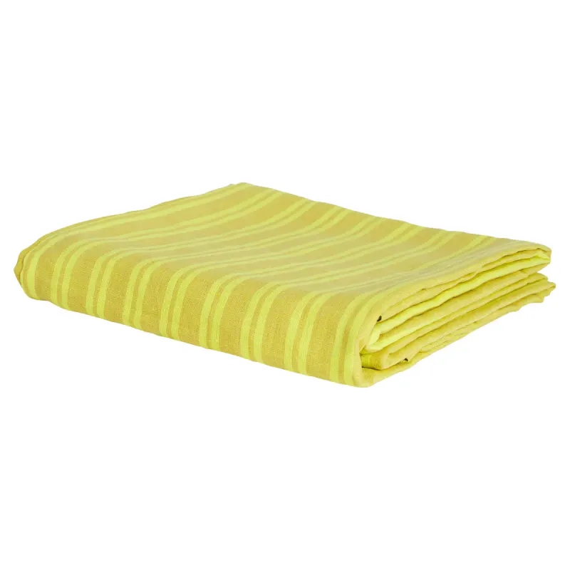 Nadine Linen Pleated Valance - Olive