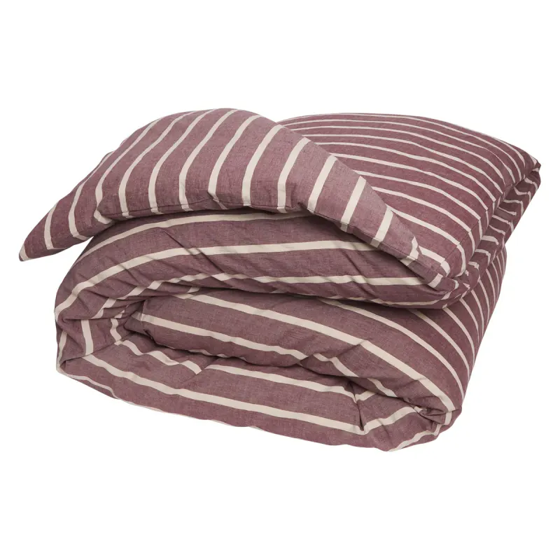 Abrielle Cotton Quilt Cover - Mahogany