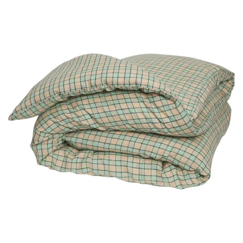Marquis Linen Quilt Cover - Jade