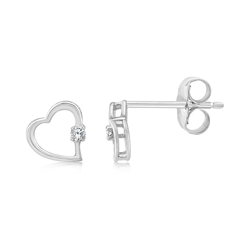 Luminesce Lab Grown Diamond Stud Earrings in Sterling Silver