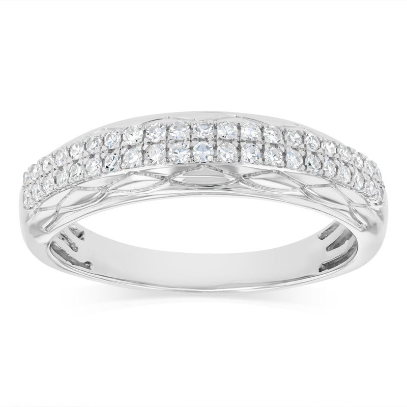 Luminesce Lab Grown 1/4 Carat Diamond Ring in Sterling Silver