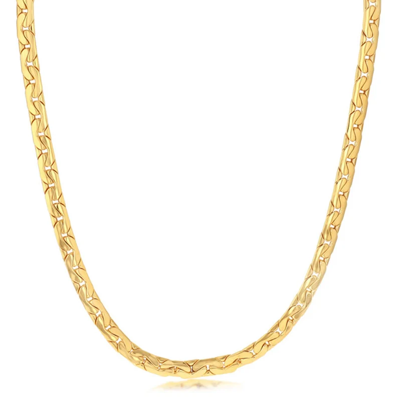 9ct Yellow Gold Copper Filled Textured 60cm Chain