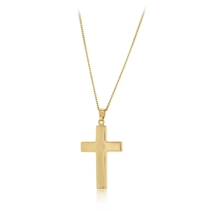 Classic Cross Pendant in 9ct Yellow Gold