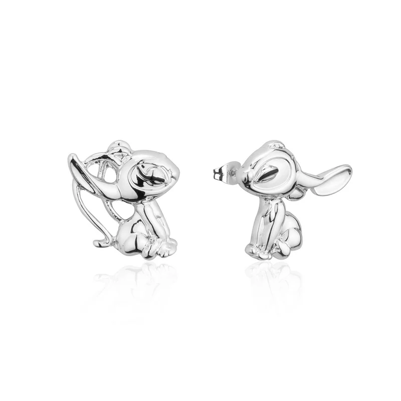 Couture Kingdom Disney Angel and Stitch Stainless Steel Stud Earrings