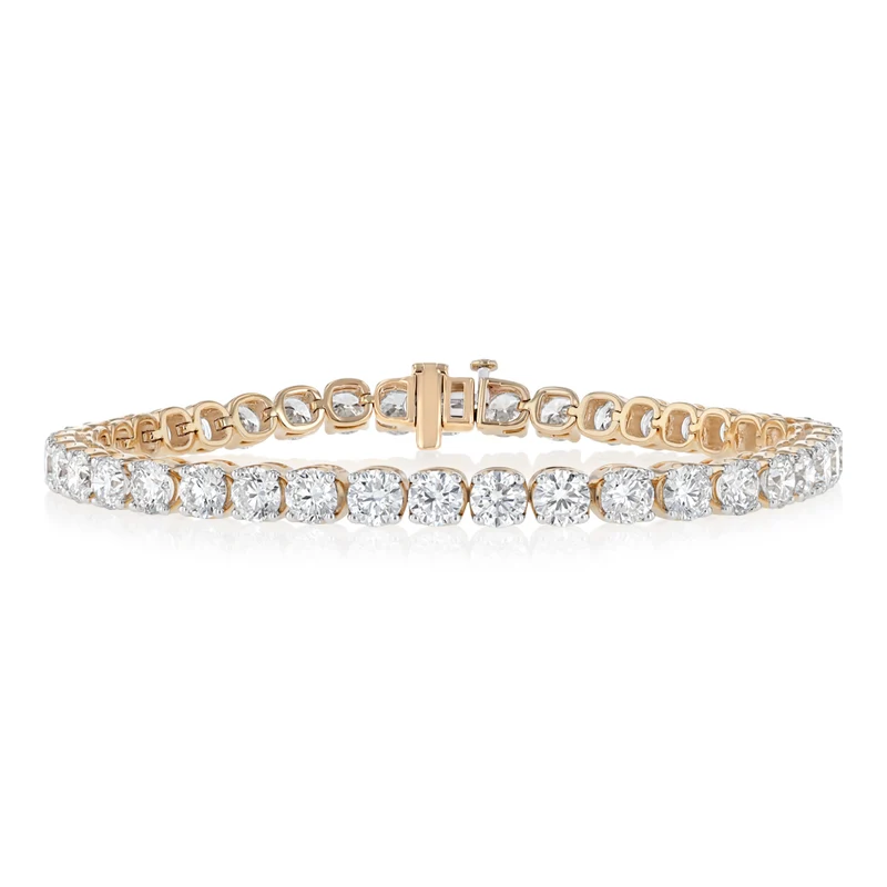 Luminesce Lab Grown 10 Carat Diamond Tennis Bracelet in 9ct Yellow Gold