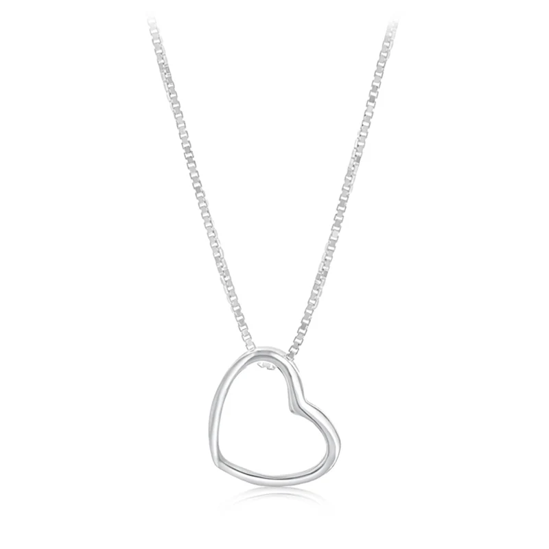 Sterling Silver Heart Necklace