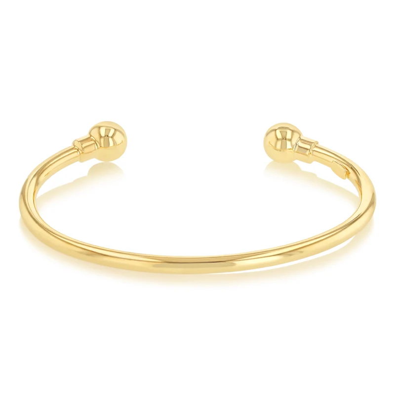 9ct Yellow Gold Torque Baby Bangle