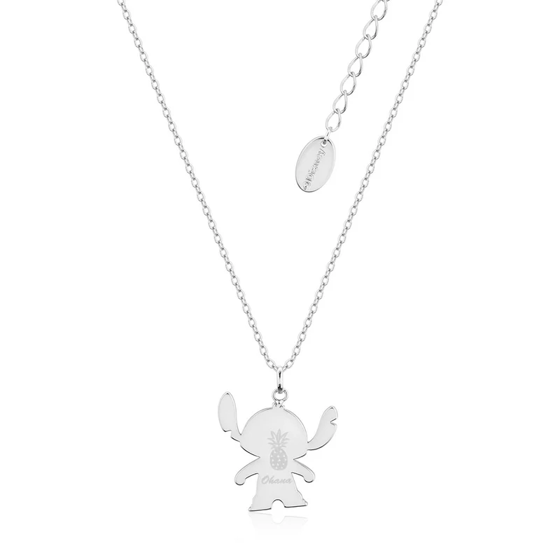 Couture Kingdom Disney Stitch Ohana Stainless Steel Necklace