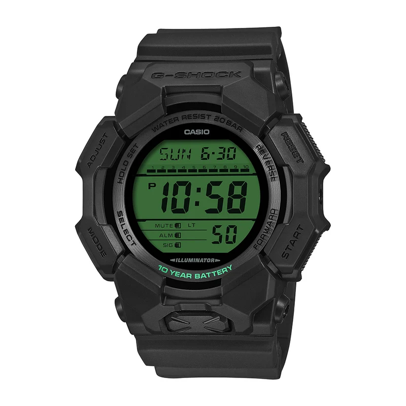 G-Shock Black & Electro Green GD010BEG-1D Digital