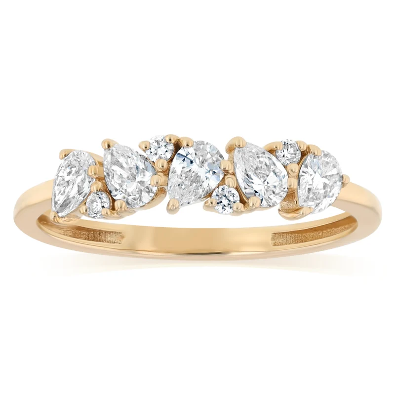 Luminesce Lab Grown 0.55 Carat Diamond Ring in 9ct Yellow Gold