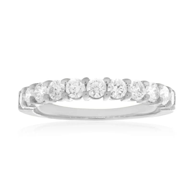 0.40 Carat Diamond "Eden" Eternity Ring in 18ct White Gold