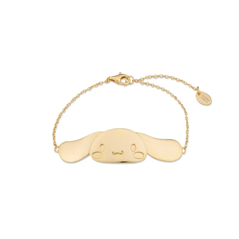 Sanrio Cinnamoroll Yellow Gold Plated Sterling Silver Bracelet